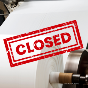 International Paper is closing it's Barrington facility, laying off 126 workers